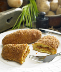 filled potato rolls