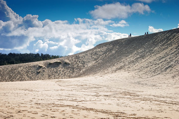 Dunes at Slowinski National Park. Poland.
