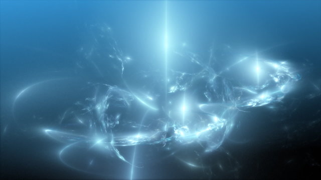 blue glowing looping background