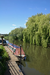 Barge on River Avon