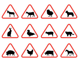 animal warning signs
