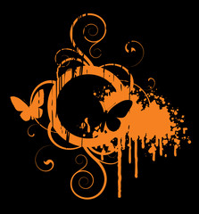 Orange abstract