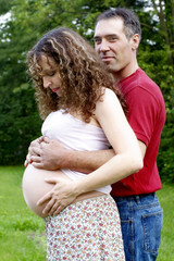 Young Pregnant Couple