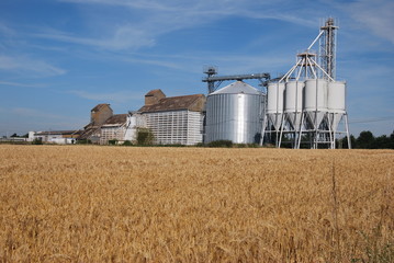 silos de stockage en Beauce © compagnie-17