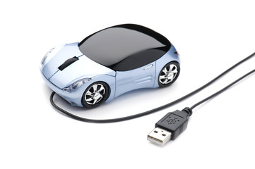 Computer mouse car