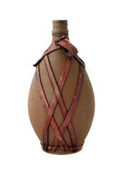 Traditional pottery bottle.