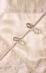 Embroiled silk background