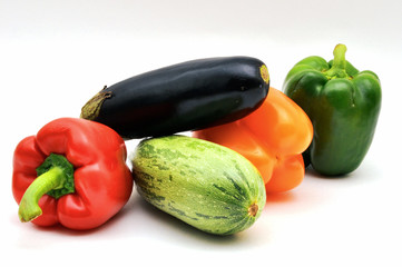 Various vegetables — side view