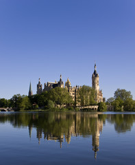 Schweriner Schloss Spiegelung