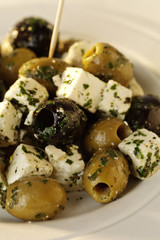Olives & feta cheese greek salad