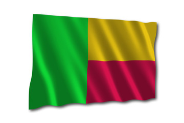 Benin Flagge flag