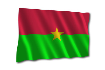 Burkina Faso flagge flag