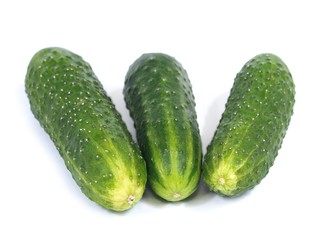 Fresh cucumbers