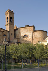 Fototapeta premium Chiesa antica a San Clemente - Rimini - Emilia Romagna
