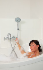 bathing woman