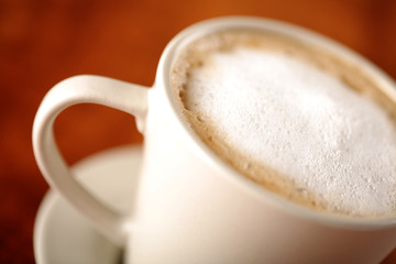 Cuo of coffee with milk