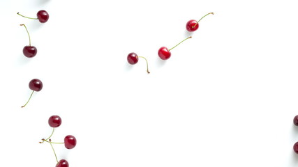 Cherries forming a heart