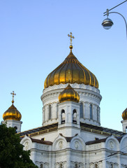 Fototapeta na wymiar christian orthodox temple - christ the savior cathedral