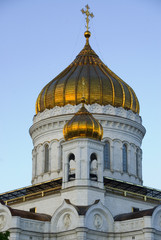 Fototapeta na wymiar christian orthodox temple - christ the savior cathedral