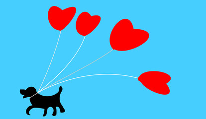 hund mit herz