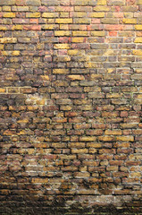 Old brick wall in portrait orientation