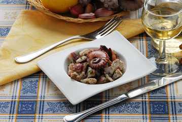 Insalata di polpo - Antipasti della toscana