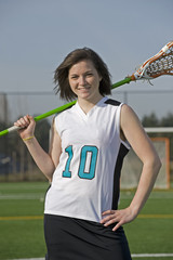 Lacrosse player