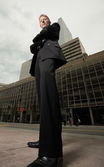 Tall businessman
