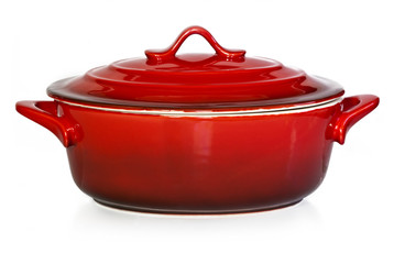 Red Casserole Dish