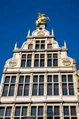 Fototapeta na wymiar Medieval dom gildii, Antwerpia, Belgia
