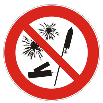 feuerwerk verboten