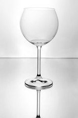 Glass on mirror