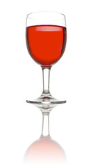 Ink in a glass