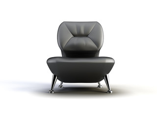 black modern chair