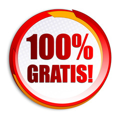 100% Gratis! Button