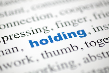 mot holding lettres bleu texte flou a finir