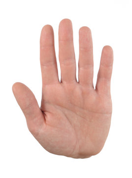 hand handinnenfl&auml;che stop