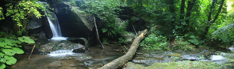 La cascata panoramica.