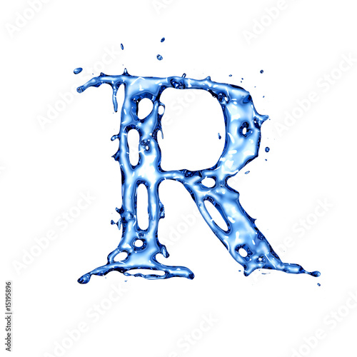 The Letter R In Water