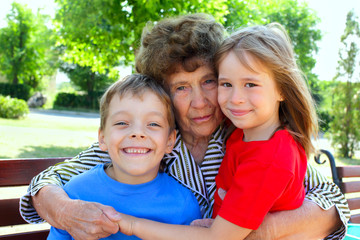 Grandmother with grandchild