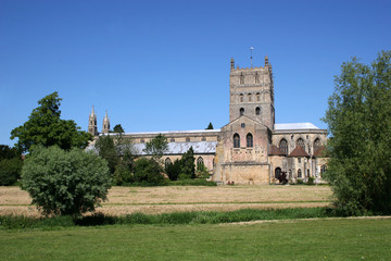Fototapeta na wymiar Tewkesbury Abbey