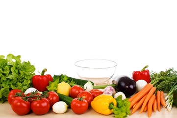 Healthy fresh vegetables