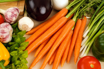 Healthy fresh vegetables