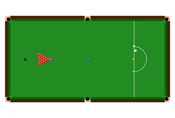 snooker table