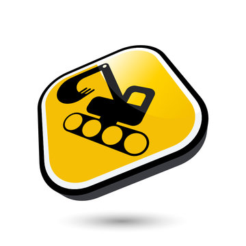 bagger bau schaufel logo