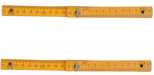 old yellow ruler forming font symbol =