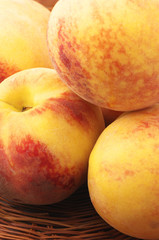 Fototapeta na wymiar Heap of peaches