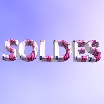 soldes texture bilet de 200 euros