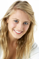 Naklejka premium Portrait Of Smiling Teenage Girl