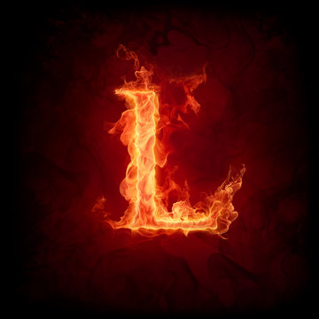 Fire letter L